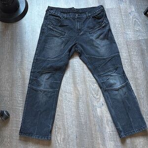 Baggy black jeans. Size- 38/30 Brand- RingOfFire